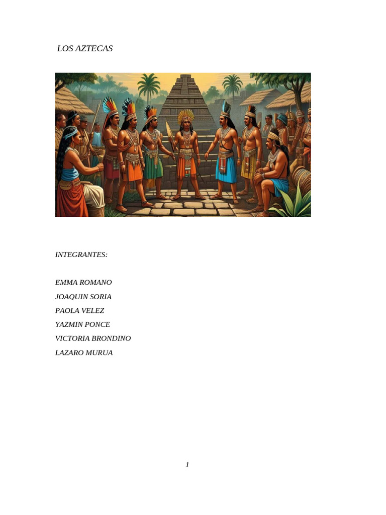 Cultura y Sociedad de los Aztecas | PDF | México | Civilización