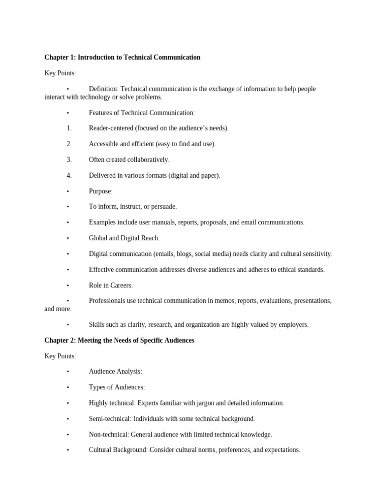 Tech Comm Final | PDF | Résumé | Technical Communication