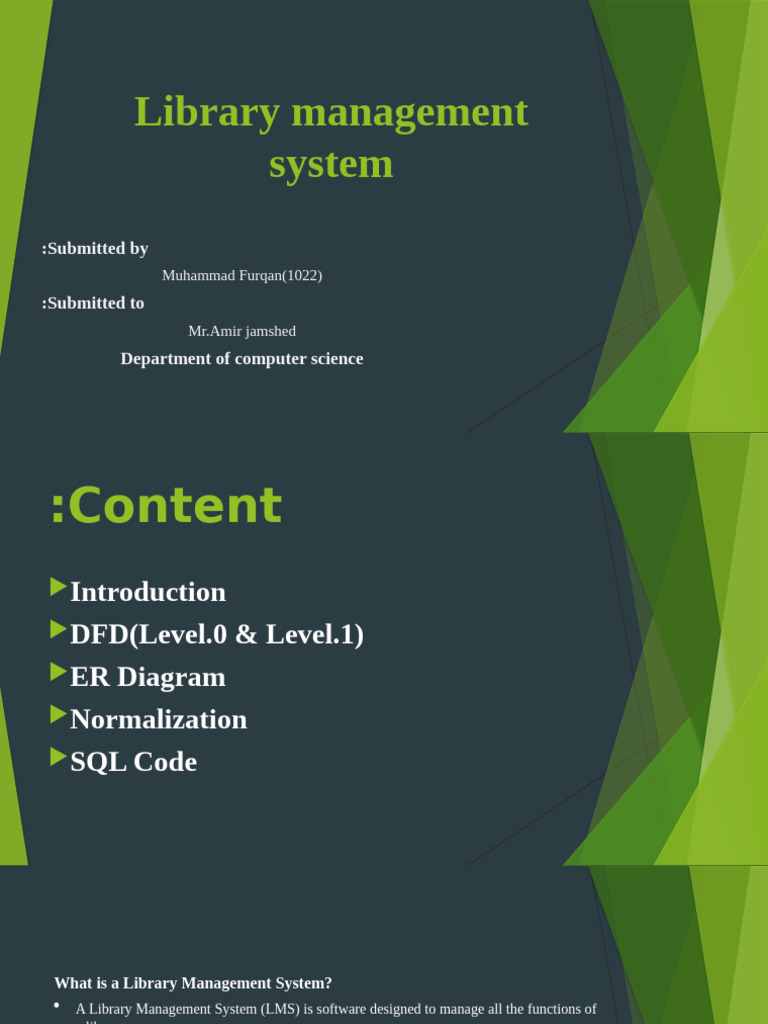 Library Managment System | PDF | Databases | Libraries