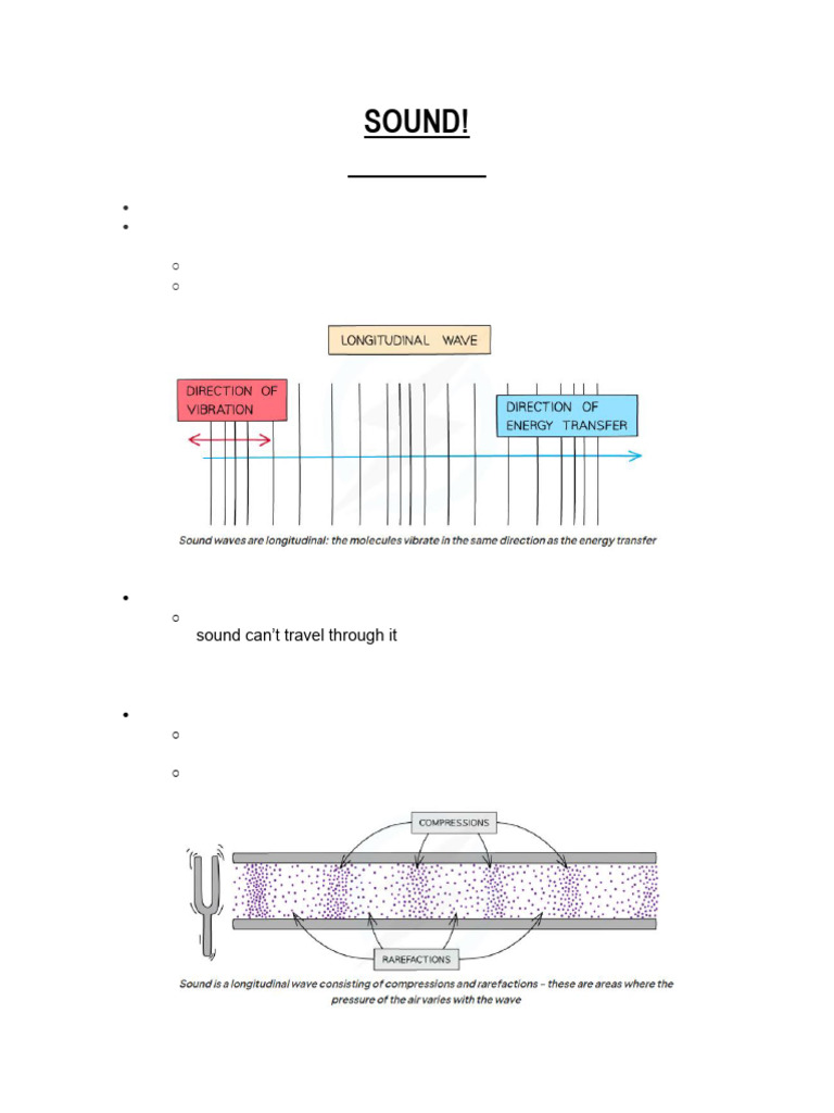 Sound 1 | PDF | Sound | Waves
