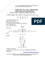 Prova TRT 1 Regiao - RJ - 2011 - FCC - Resolv