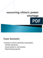 Resolving China's Electricity Crisis