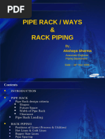 Pipe Rack Design: Width and Spacing Guide | PDF | Pipe (Fluid ...