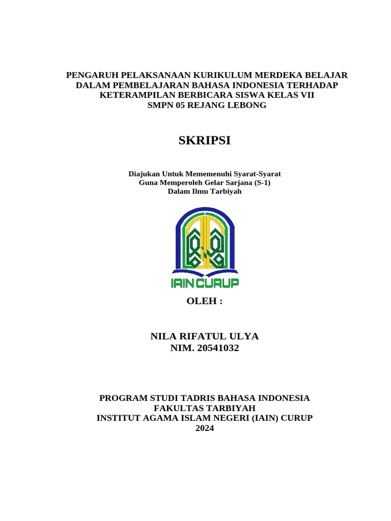 Pengaruh Kurikulum Merdeka pada Siswa | PDF