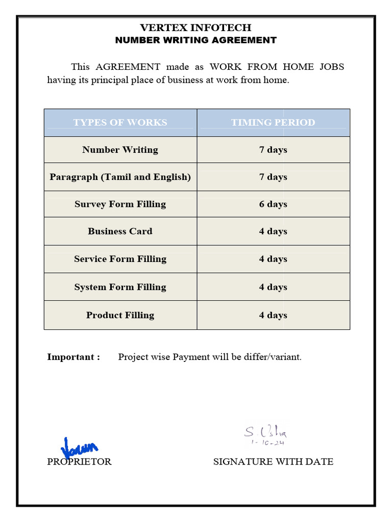Vertex Infotech Agreement - Signed | PDF | Justice | Crime & Violence