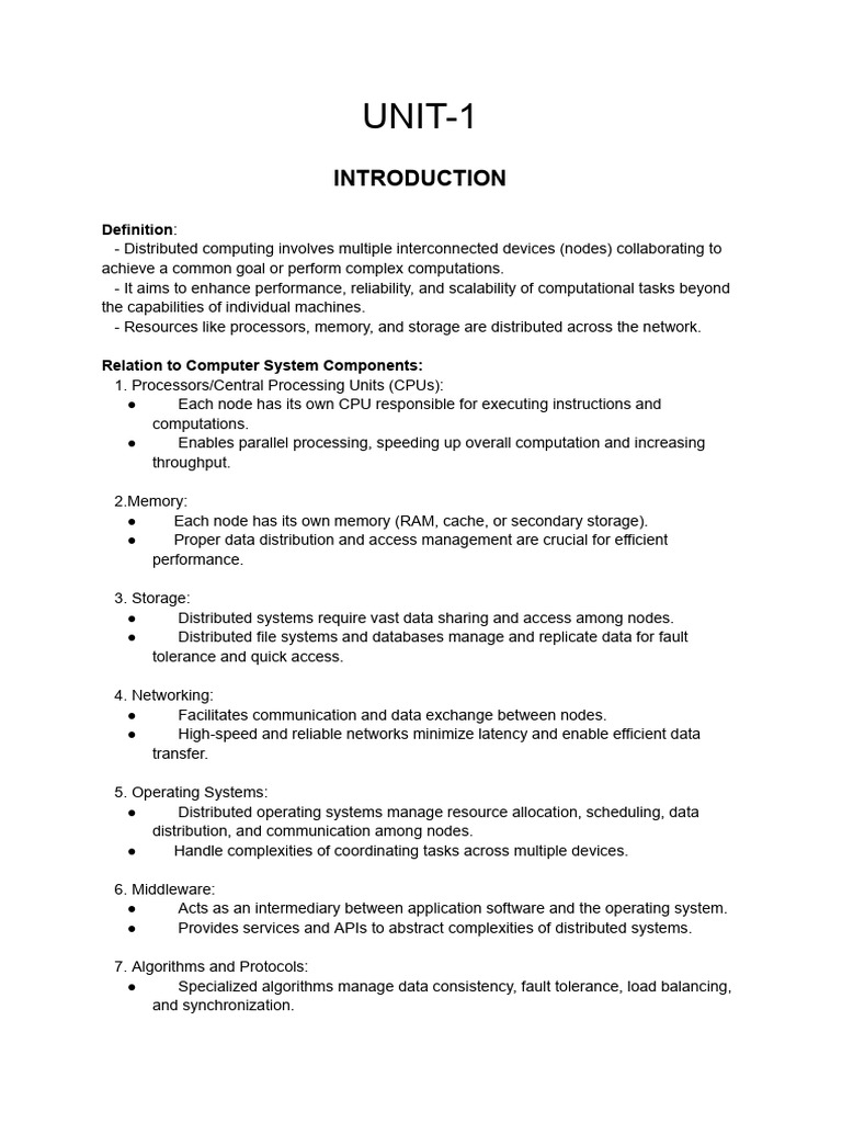 DC 1 | PDF | Network Topology | Distributed Computing