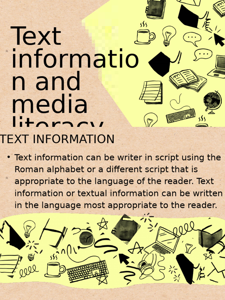 Understanding Text Information Types | PDF | Typefaces | Serif