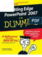 Cutting Edge Power Point 2007 For Dummies