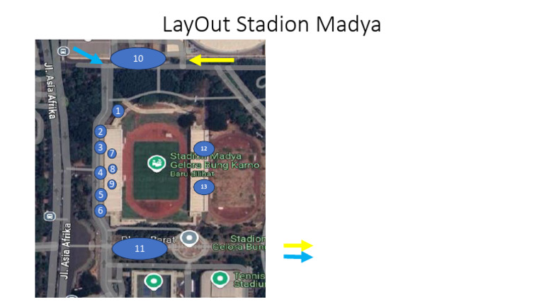 Denah Stadion Madya GBK | PDF
