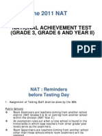 2011 NAT Orientation