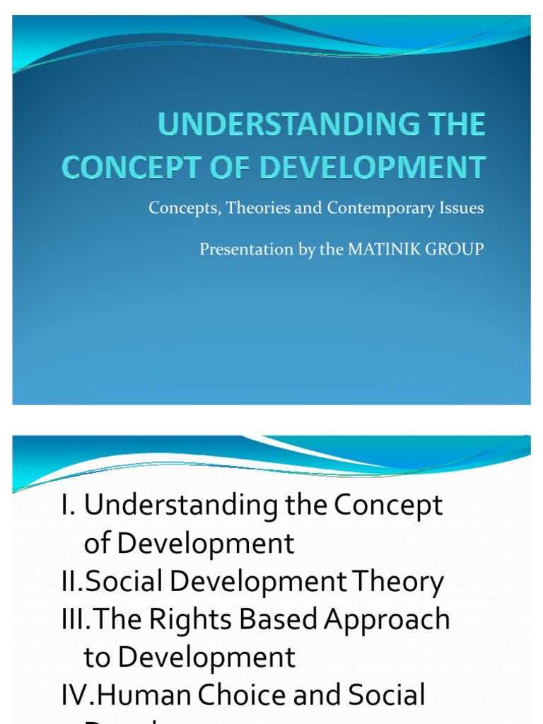 Concept Of Development Pdf