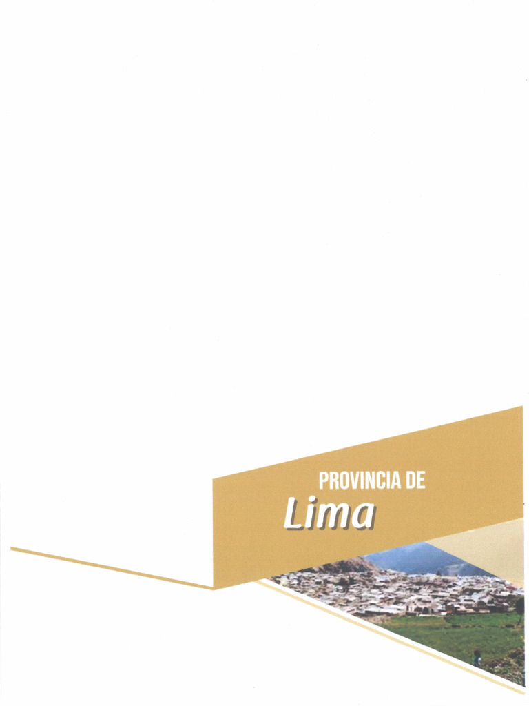 I Censo De Comunidades Campesinas Del Departamento De Lima 2018 Pdf 