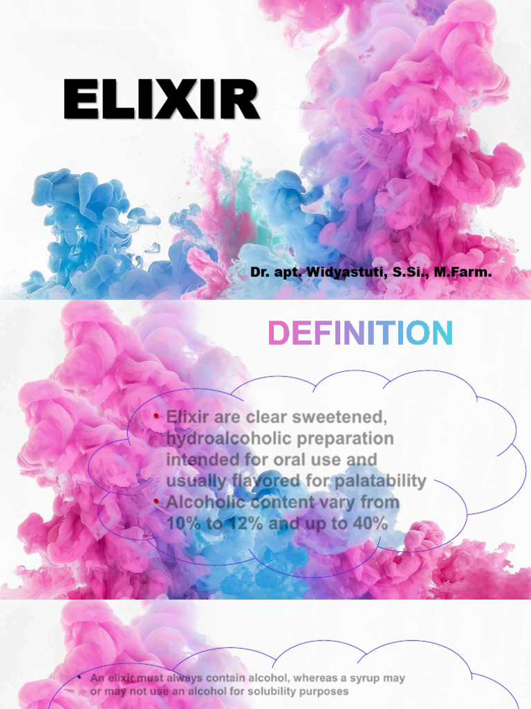 7. ELIXIR | PDF | Sugar Substitute | Ethanol