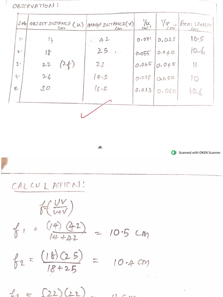Experiment 6 Readings and Graph | PDF