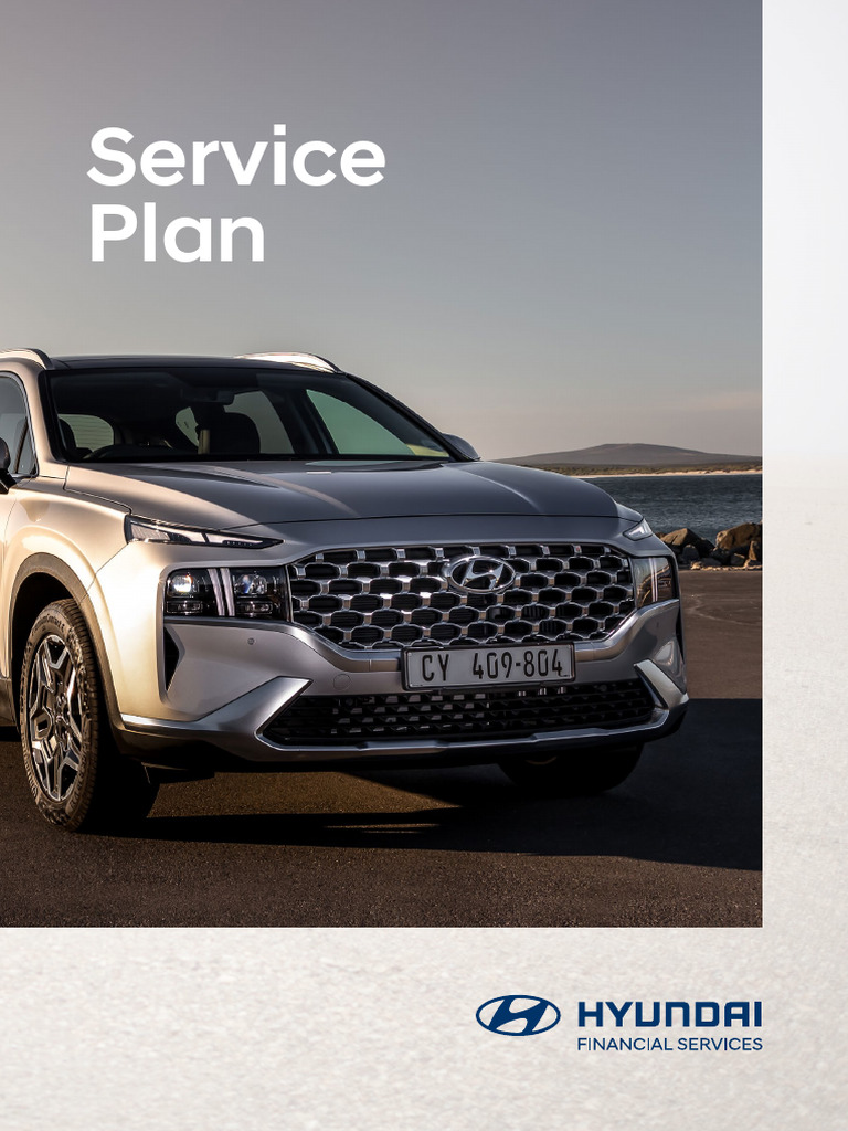 Hyundai Service Plan Guide | PDF | Payments