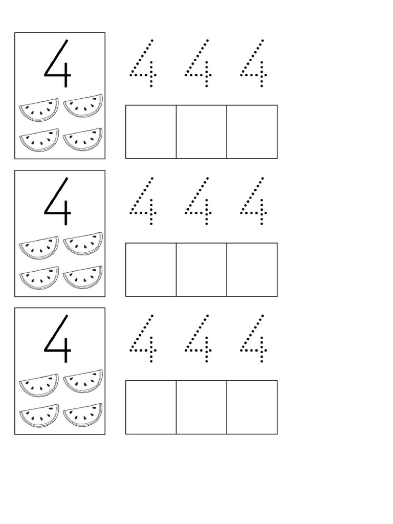 Numeral 4 | PDF