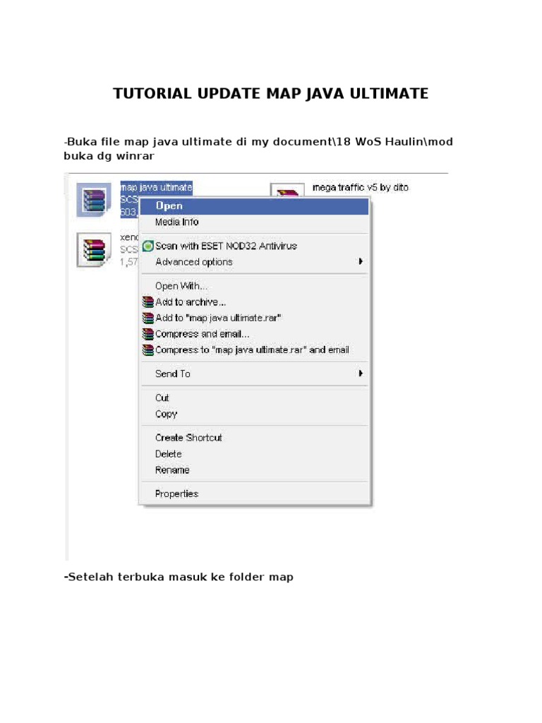 Update Map Java Ultimate Tutorial | PDF