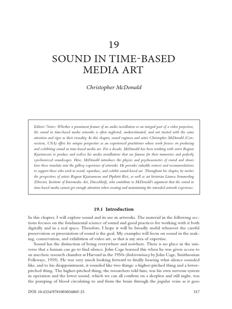 Sonic Impact in Media Art | PDF | Pitch (Music) | Harmonic