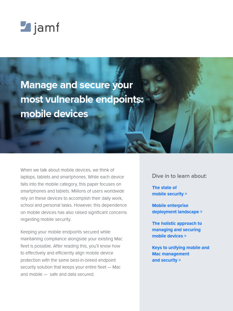 Securing Mobile Devices in Enterprises | PDF | Computer Security | Security
