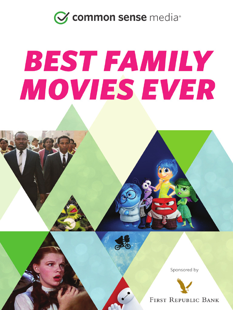 Common Sense Media Best Family Movies Ever PDF