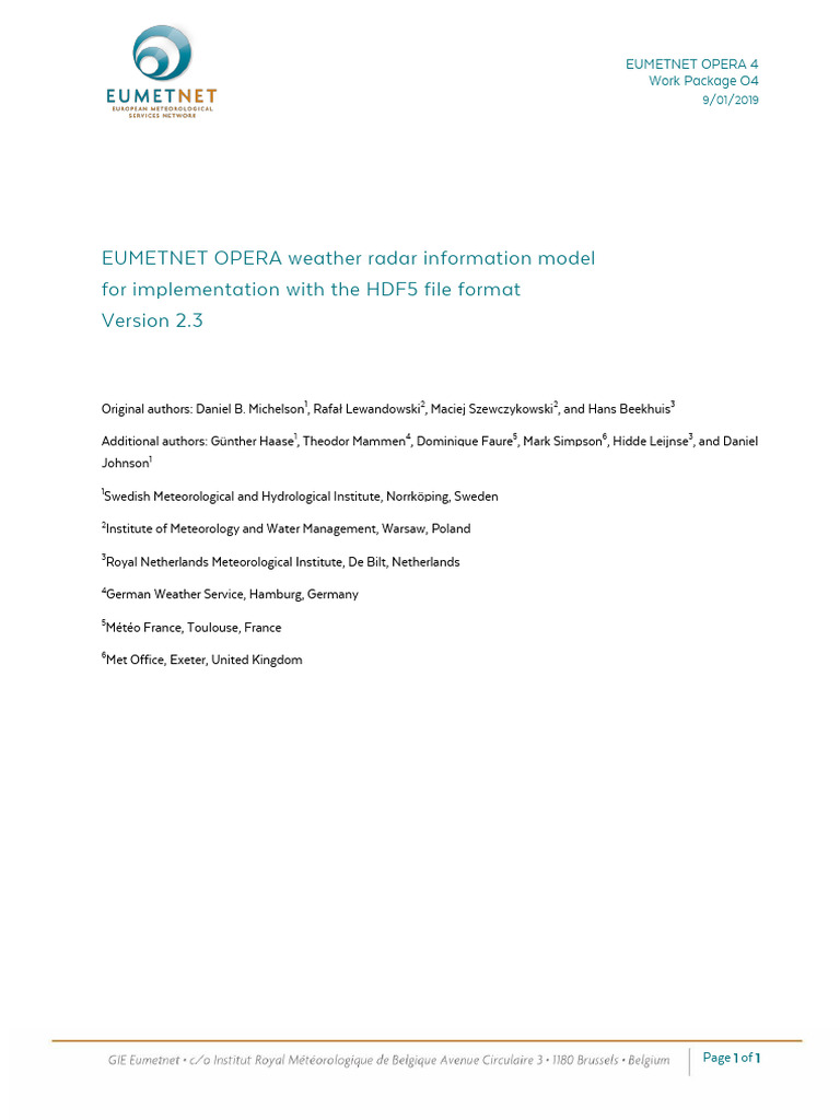 ODIM H5 v23-1-37 | PDF | Latitude | String (Computer Science)