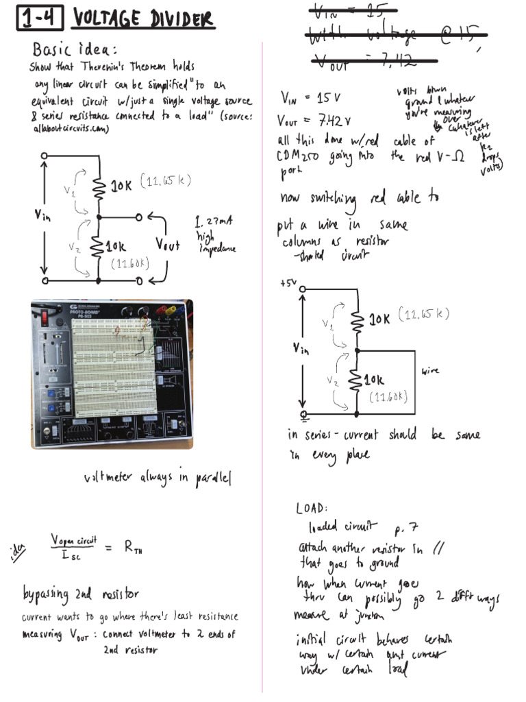 Labnotebook Compressed10 | PDF | Series And Parallel Circuits | Voltage