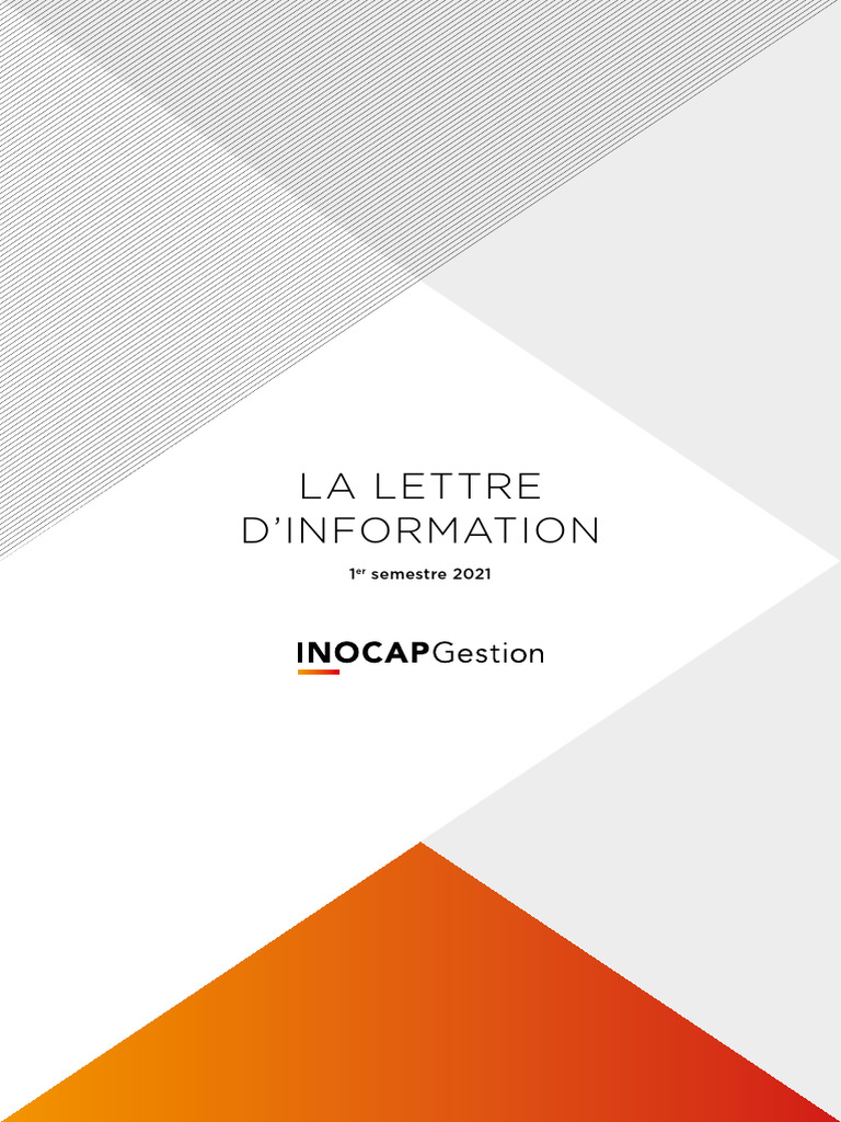 INOCAP - Reporting 2021 S1 | PDF | Développement durable | Économie