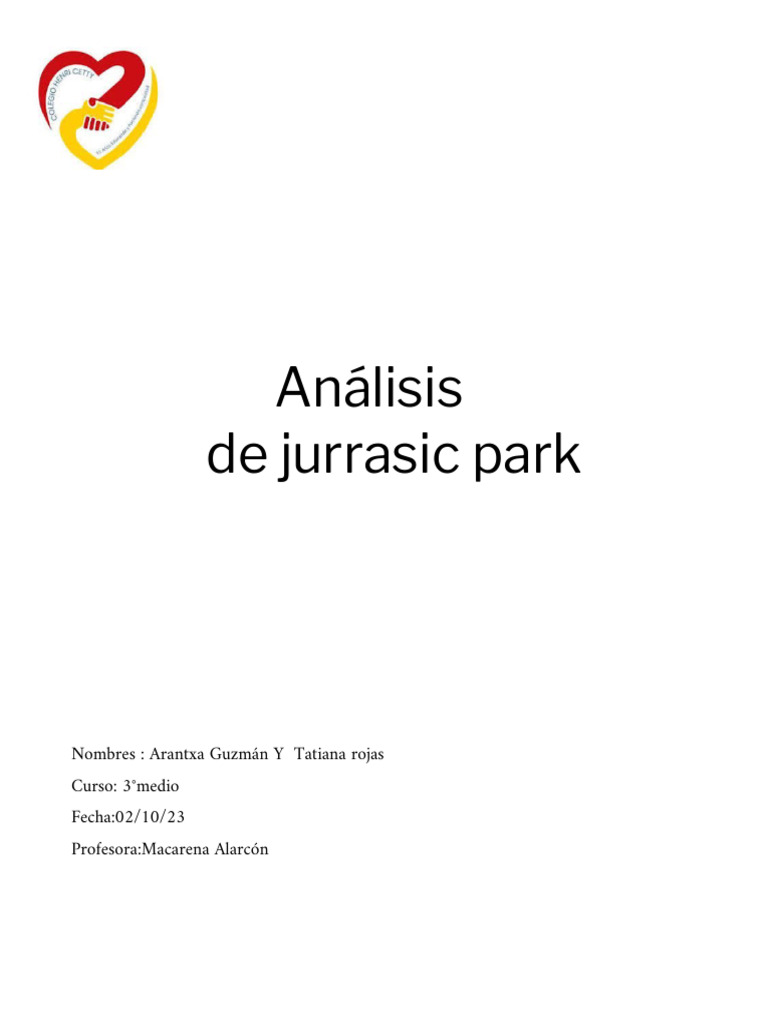 Análisis de Jurassic Park y sus temas | PDF | Dinosaurios