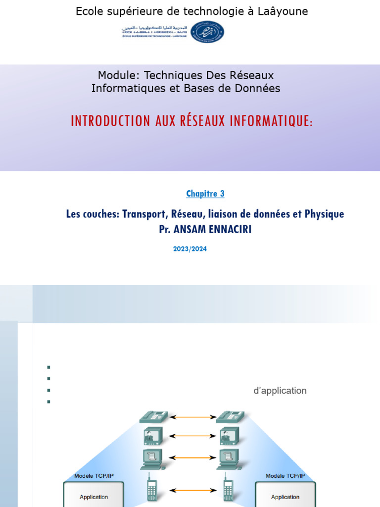 Couches des Réseaux Informatiques: Transport et Réseau | PDF ...