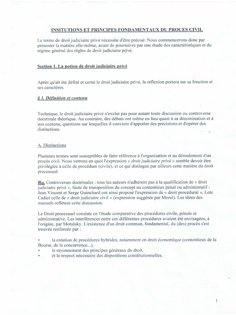 Droit Judiciaire Privé : Concepts Clés | PDF | Arbitrage | Loi