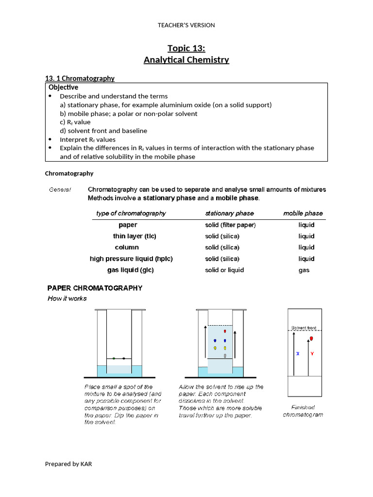 Understanding Chromatography and NMR Techniques | PDF | Chromatography ...