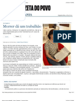 Morrer dá um trabalhão - Vida e Cidadania - Gazeta do Povo