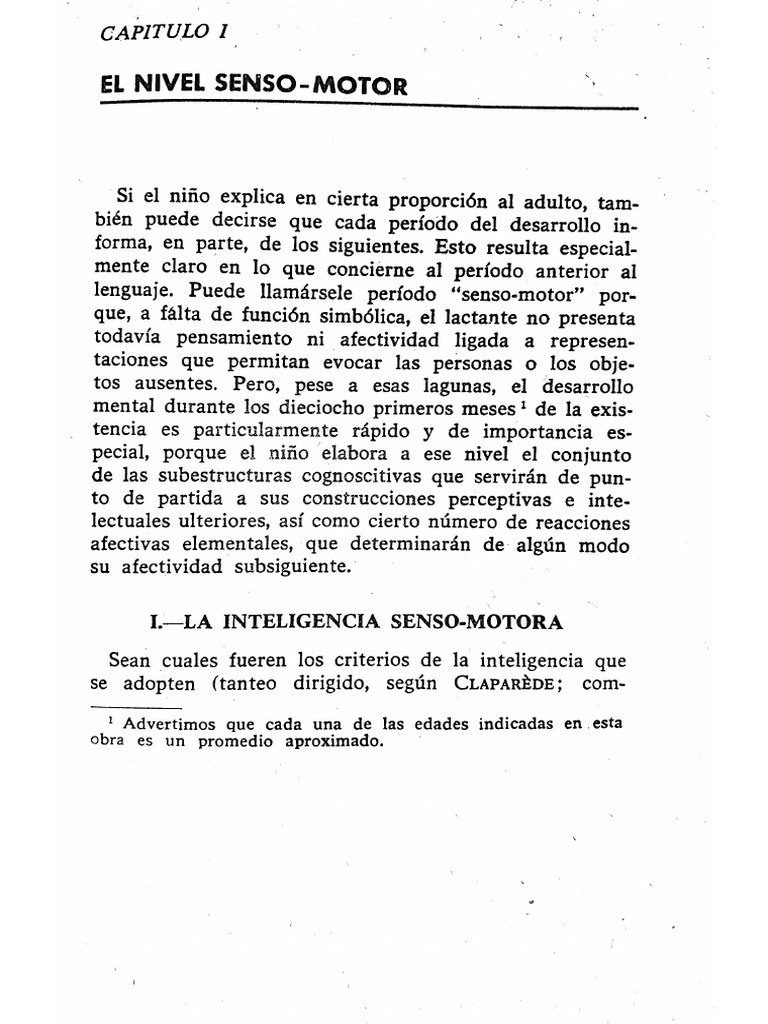 Piaget e Inhelder - Psicología Del Niño | PDF