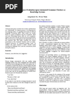 Download Performance Evaluation on Automated Grammar Checkers as Knowledge Systems by akoo SN8048084 doc pdf