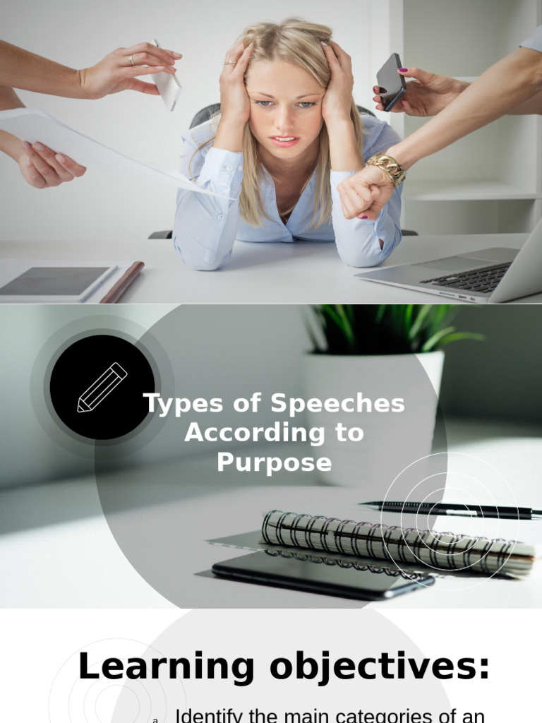 Types of Speeches Explained | PDF | Public Speaking | Rhetoric