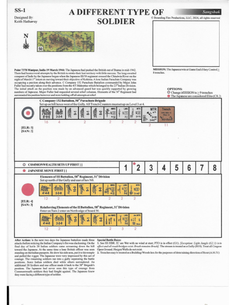 SS1 A Different Type of Soldier | PDF