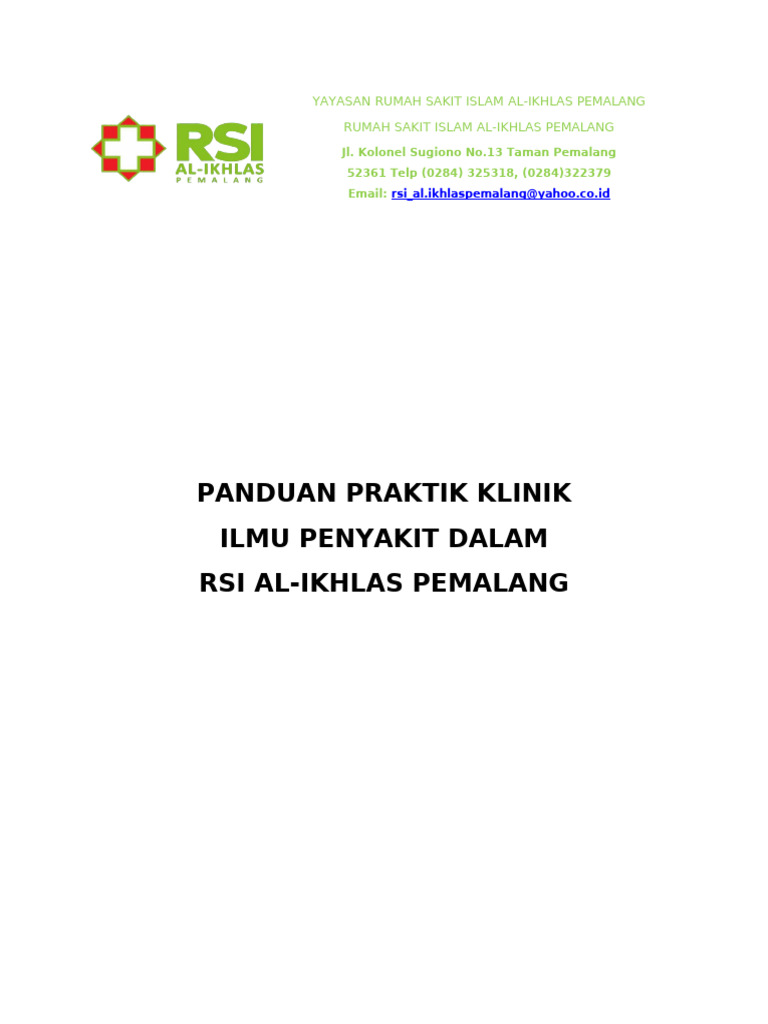 Panduan Praktik Klinis Penyakit Paru | PDF