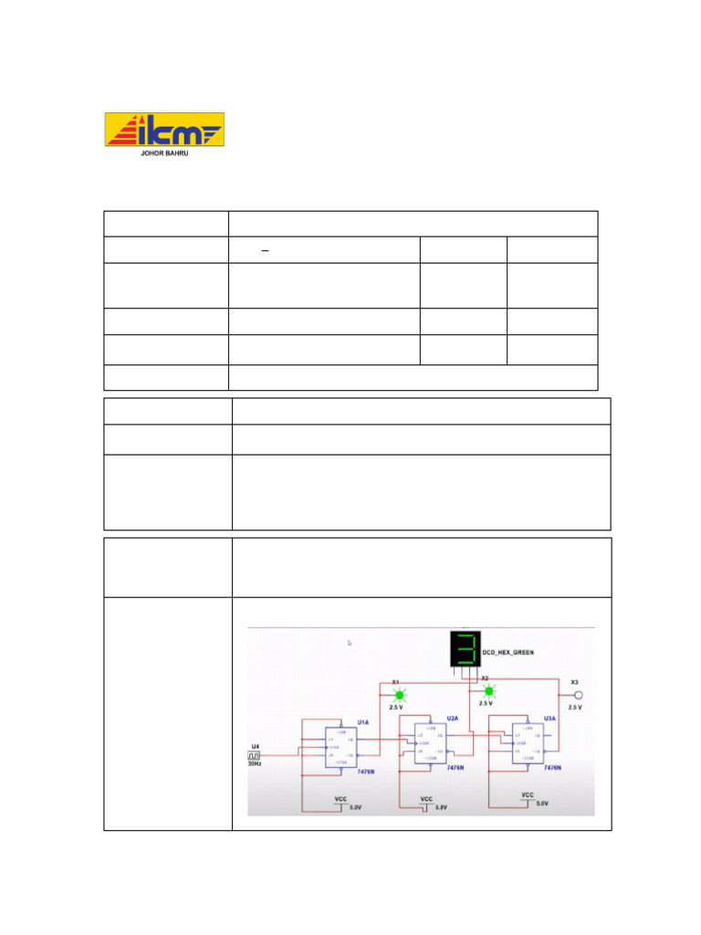Simulating Asynchronous & Synchronous Counters | PDF | Digital ...