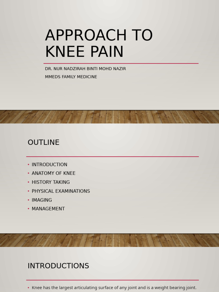 Comprehensive Guide to Knee Pain Management | PDF | Knee ...