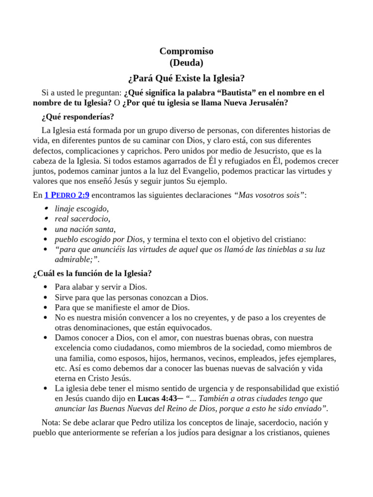 Pará Qué Existe La Iglesia (Recuperado Automáticamente) | PDF | Iglesia ...