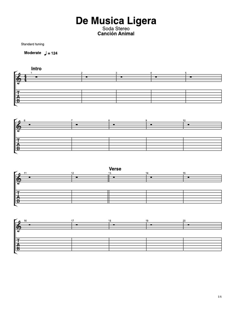 SODA Guitar Solo PDF