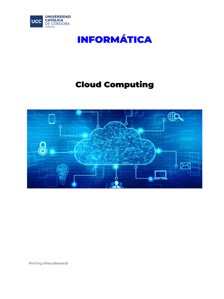 Introducción a la Computación en la Nube | PDF | Computación en la nube ...