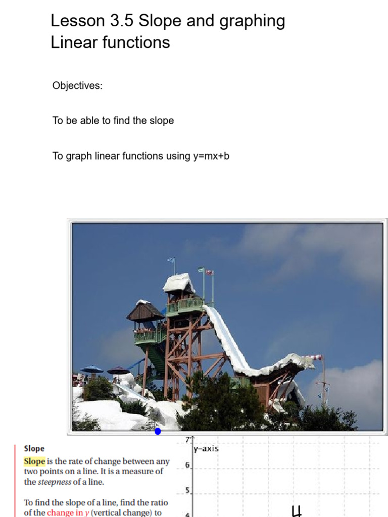 Slope and Graphing Linear Functions | PDF