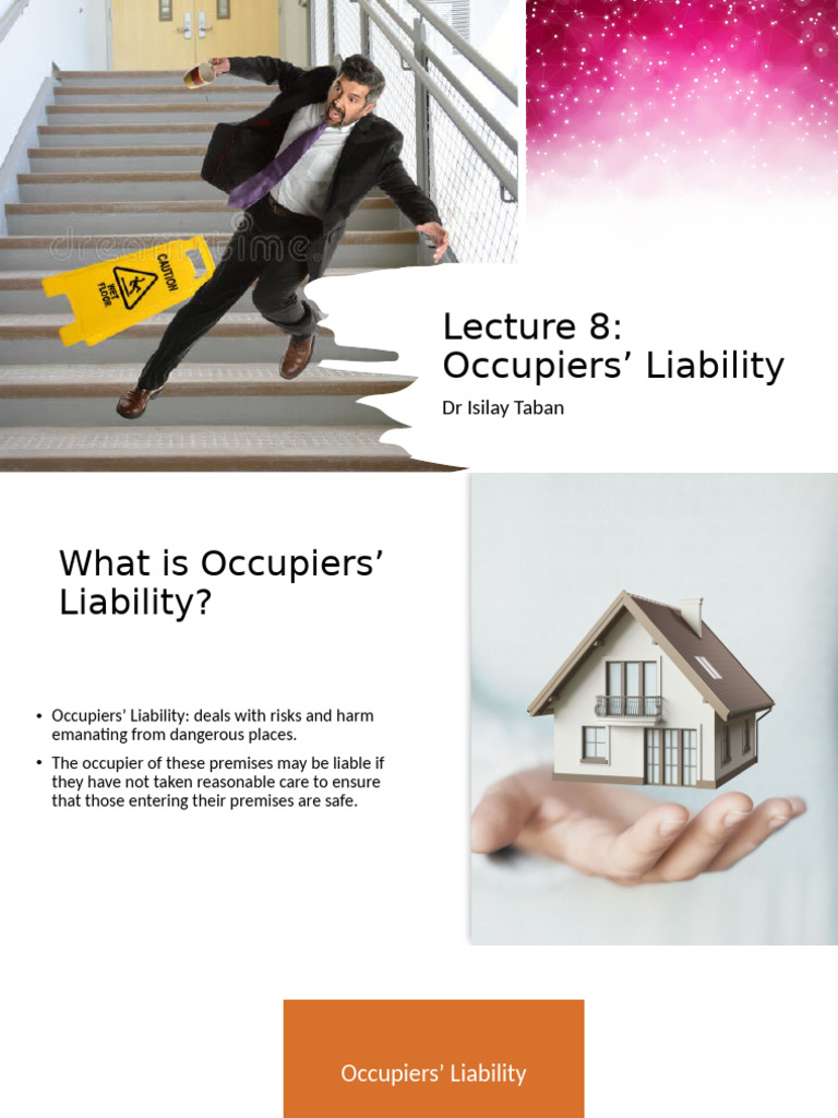 Understanding Occupiers' Liability Law | PDF | Duty Of Care | Legal ...
