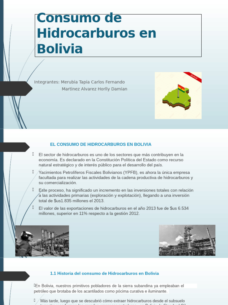 Consumo de Hidrocarburos en Bolivia | PDF | Petróleo | Bolivia