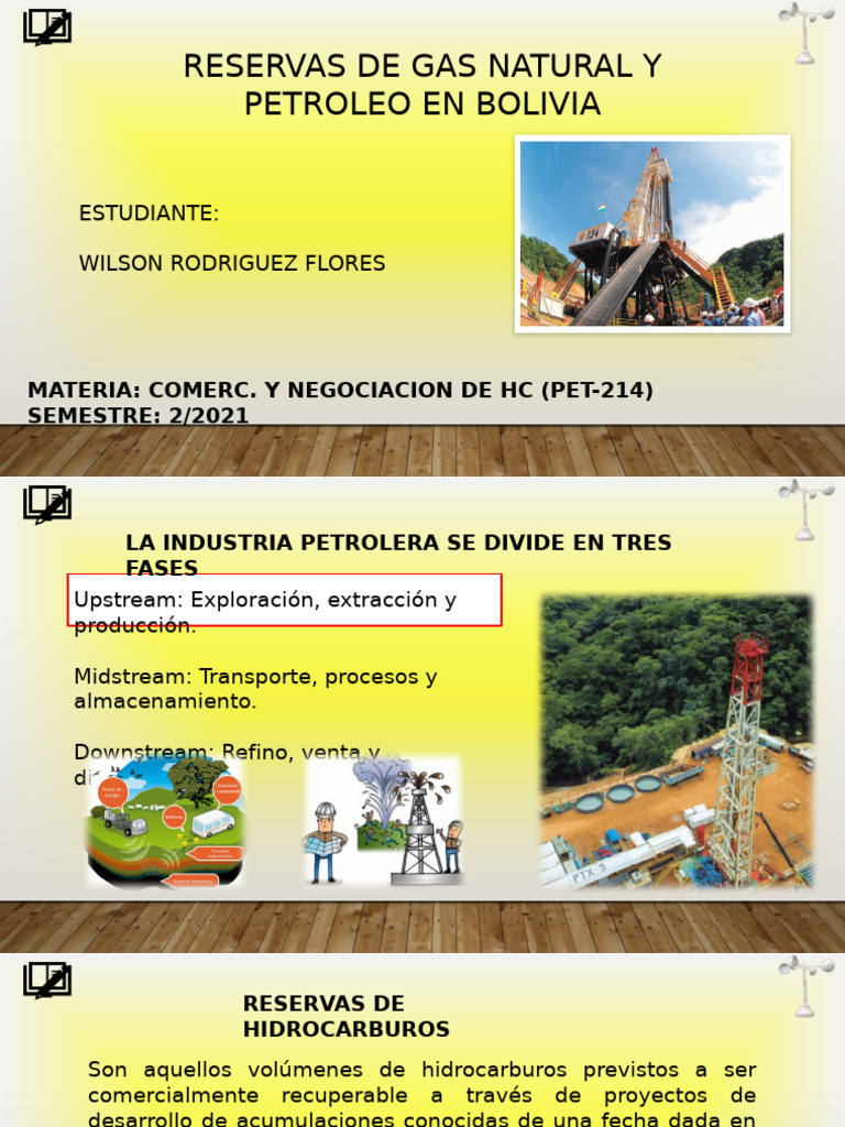 Grupo #8 - Reservas de Gas Natural y Petroleo en Bolivia | PDF ...