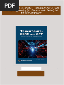 PDF Transformer, BERT, and GPT: Including ChatGPT and Prompt Engineering (MLI Generative AI Series) 1st Edition Campesato download