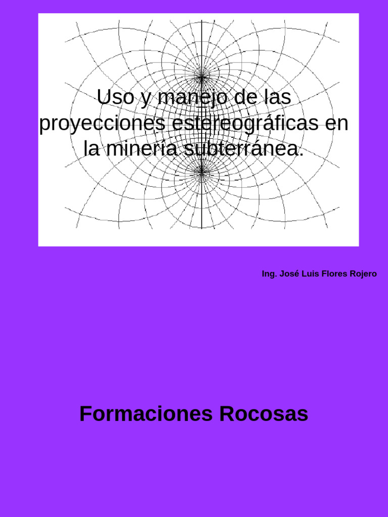 Uso y Manejo de Las Proyecciones Estereográficas | PDF | Esfera | Geometría
