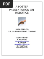 Download A Poster Presentation on Robotics by Raghavendra Raghav SN80484607 doc pdf