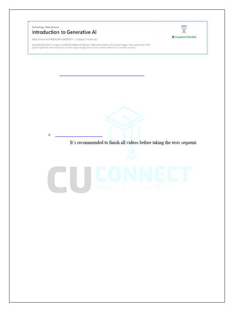 Introduction To Generative AI (Answers) | PDF | Artificial Intelligence ...